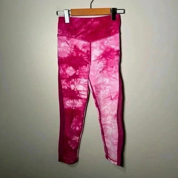 Zyia Fuchsia  Hendrix Mesh Light n Tight Hi-Rise capri 2 - Picture 5 of 10